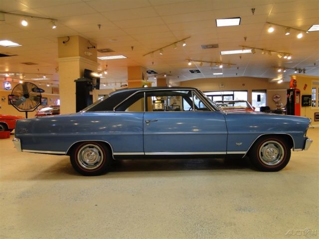 1967 Blue Chevrolet Nova