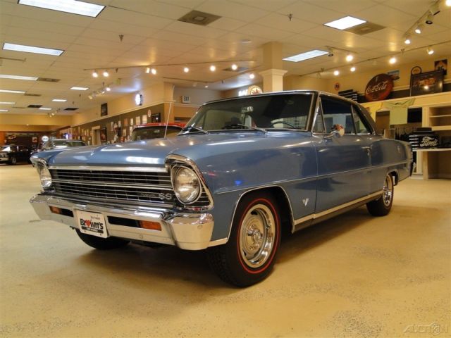 1967 Blue Chevrolet Nova