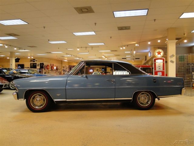 1967 Blue Chevrolet Nova
