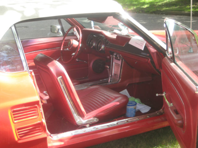 1967 Red Ford Mustang Convertible