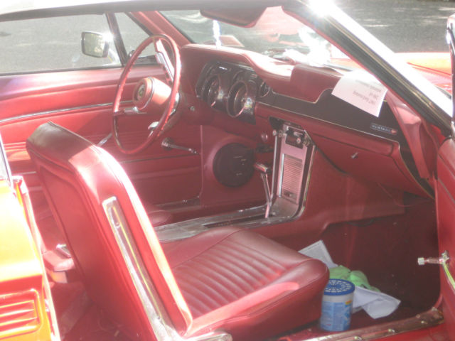 1967 Red Ford Mustang Convertible