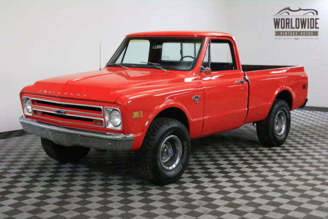 1967 Red Chevrolet C10