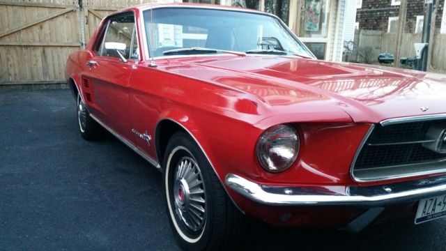 1967 Red Ford Mustang Coupe