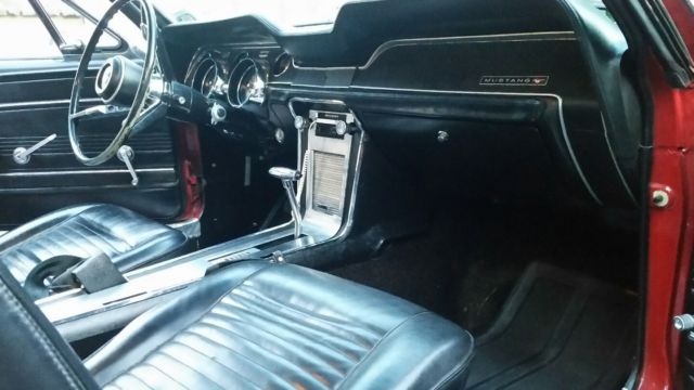 1967 Red Ford Mustang Coupe