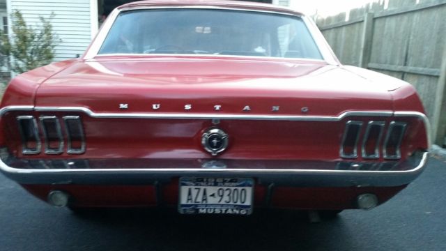 1967 Red Ford Mustang Coupe