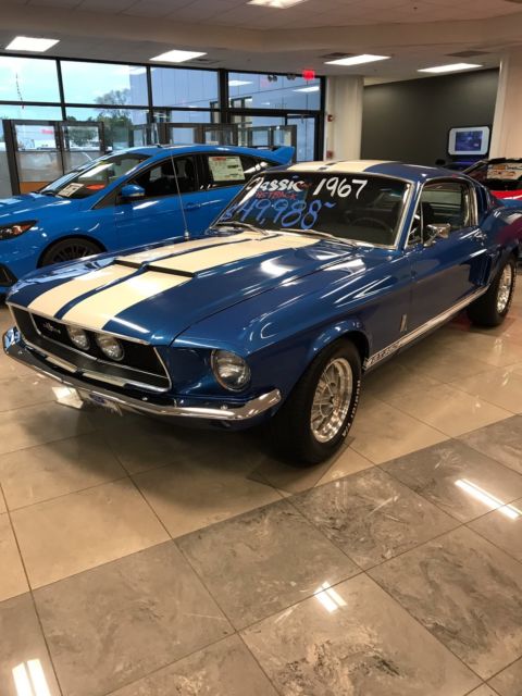1967 Blue Ford Mustang Coupe