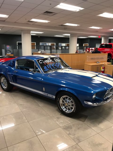 1967 Blue Ford Mustang Coupe
