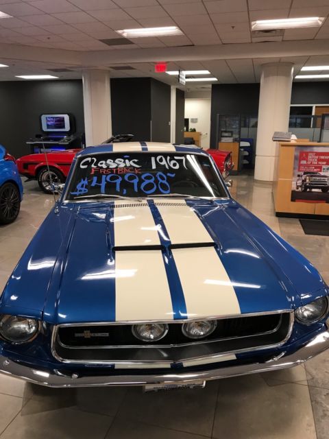 1967 Blue Ford Mustang Coupe