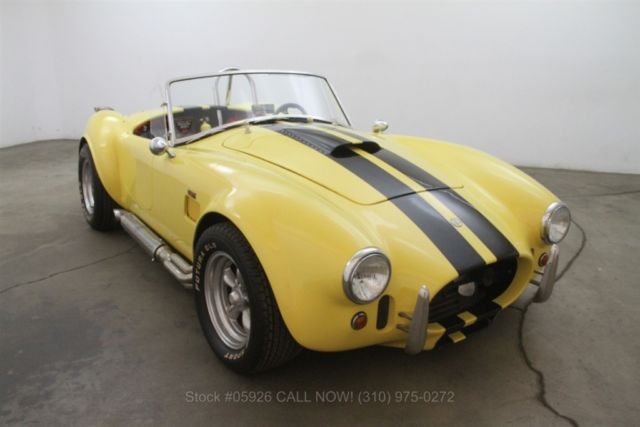 1967 Yellow Ford Shelby Cobra