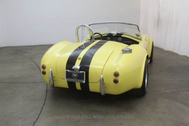 1967 Yellow Ford Shelby Cobra