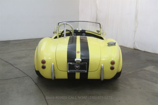 1967 Yellow Ford Shelby Cobra