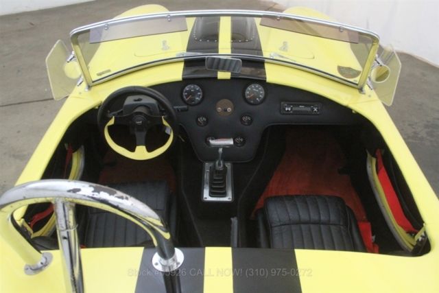 1967 Yellow Ford Shelby Cobra