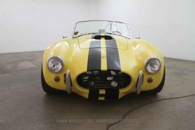 1967 Yellow Ford Shelby Cobra