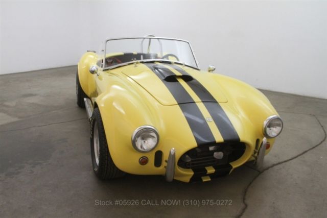 1967 Yellow Ford Shelby Cobra