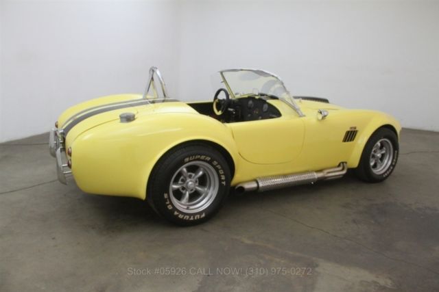 1967 Yellow Ford Shelby Cobra
