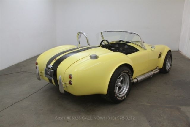 1967 Yellow Ford Shelby Cobra