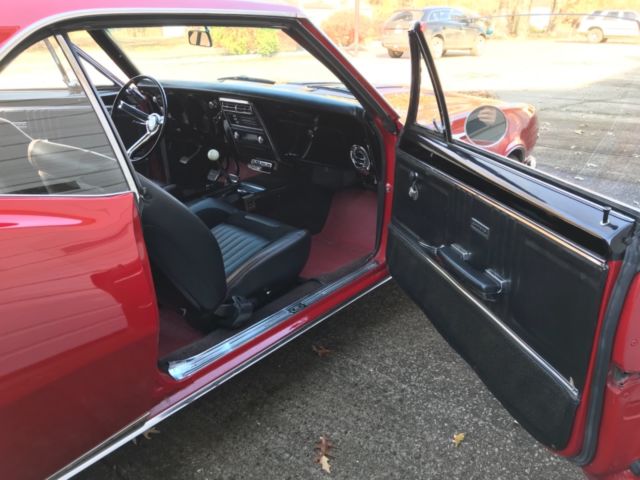 1967 Red Chevrolet Camaro Coupe