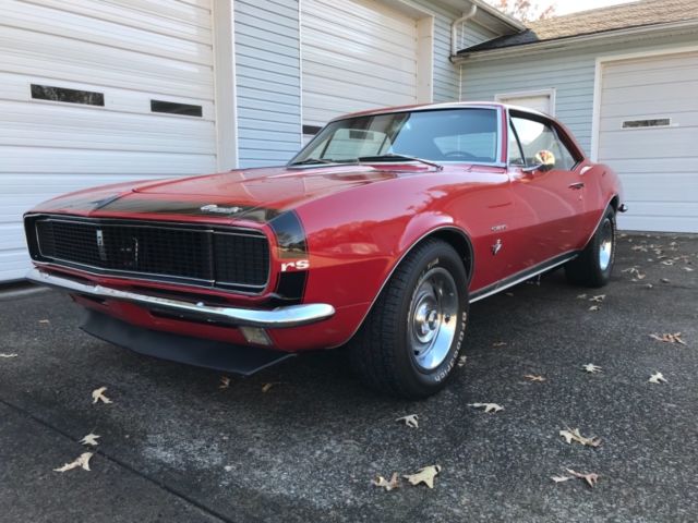 1967 Red Chevrolet Camaro Coupe