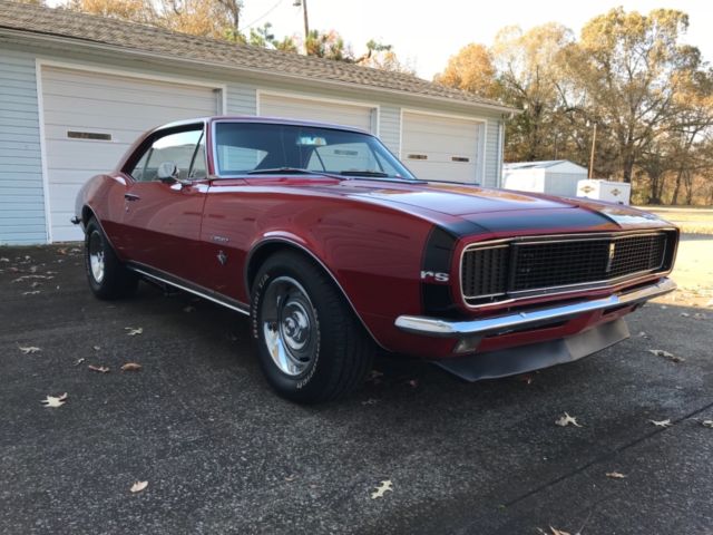 1967 Red Chevrolet Camaro Coupe