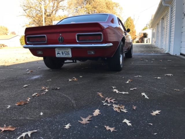 1967 Red Chevrolet Camaro Coupe