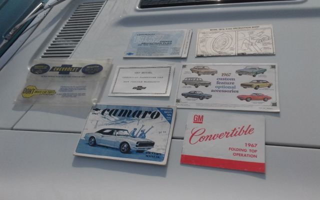 1967 Ermine white Chevrolet Camaro Convertible