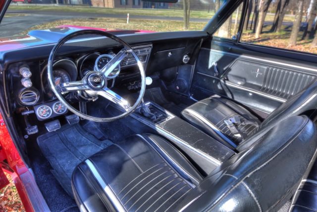 1967 Red Chevrolet Camaro Coupe