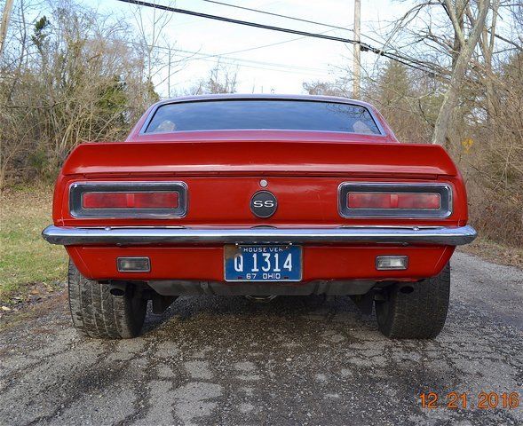 1967 Red Chevrolet Camaro