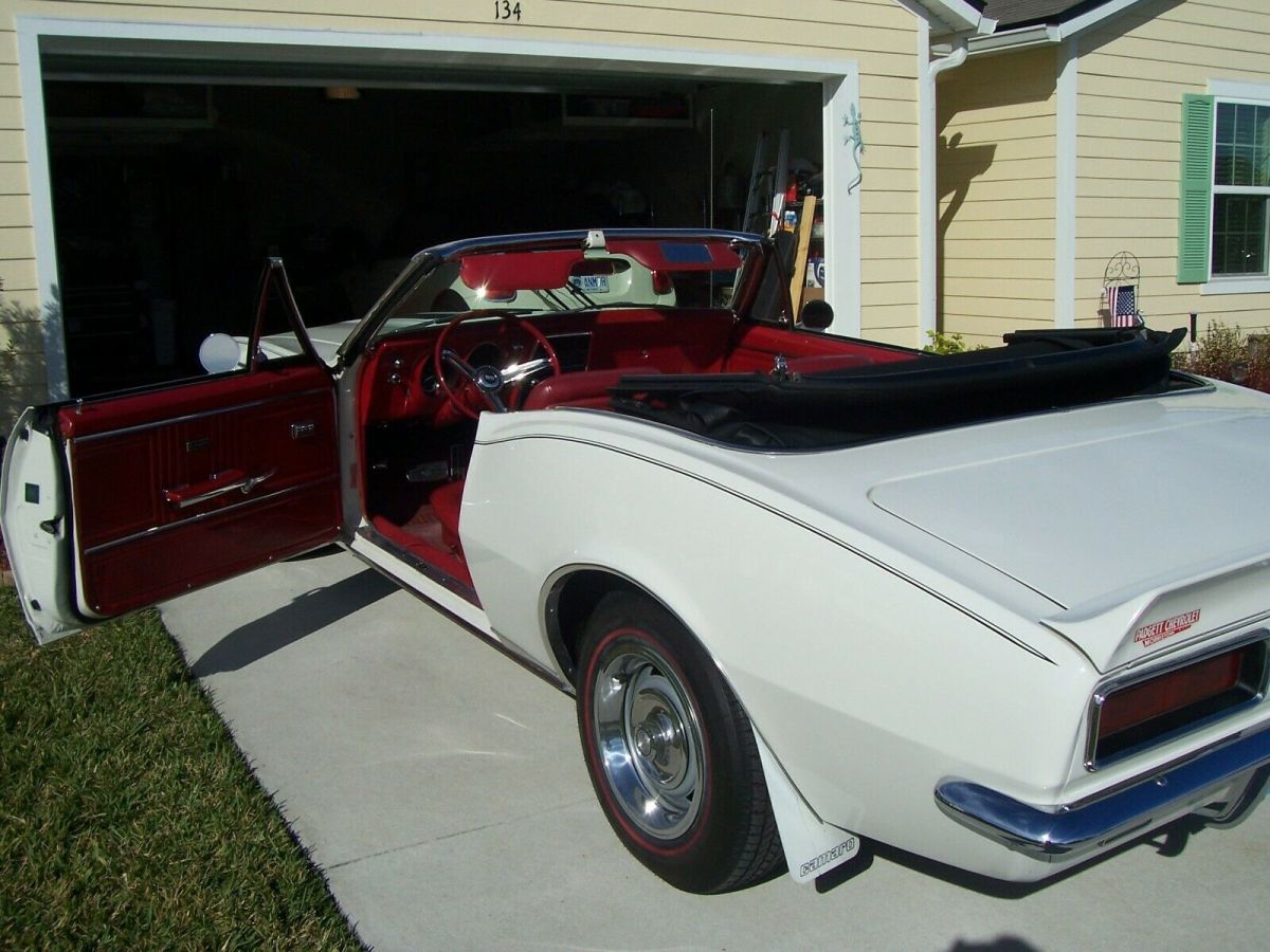 1967 White (Ermine) Chevrolet Camaro Convertible