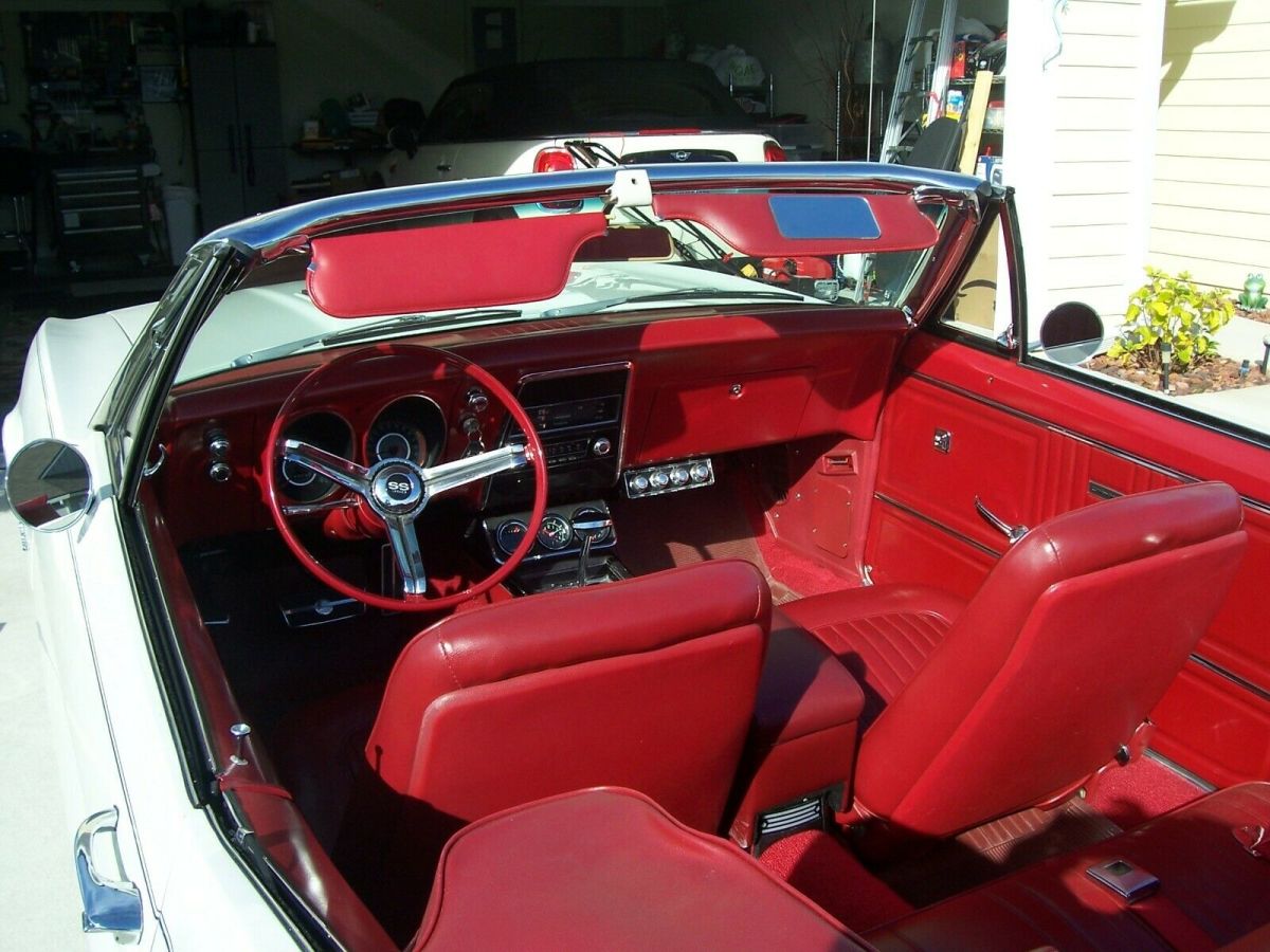 1967 White (Ermine) Chevrolet Camaro Convertible