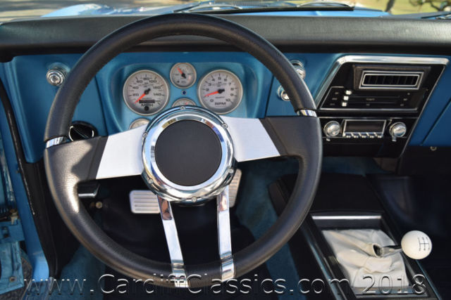 1967 Blue Chevrolet Camaro Convertible