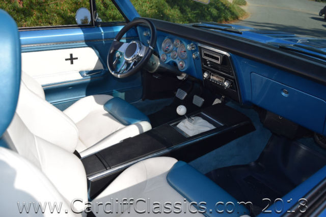 1967 Blue Chevrolet Camaro Convertible