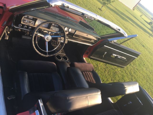 1967 Red Plymouth Satellite Convertible