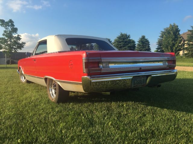 1967 Red Plymouth Satellite Convertible