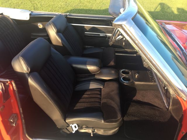 1967 Red Plymouth Satellite Convertible