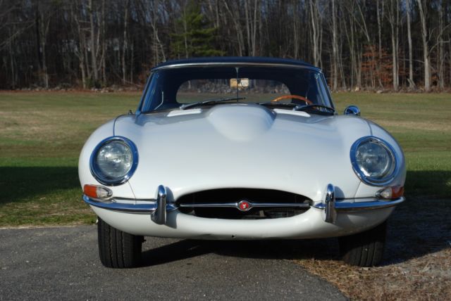 1967 White Jaguar E-Type