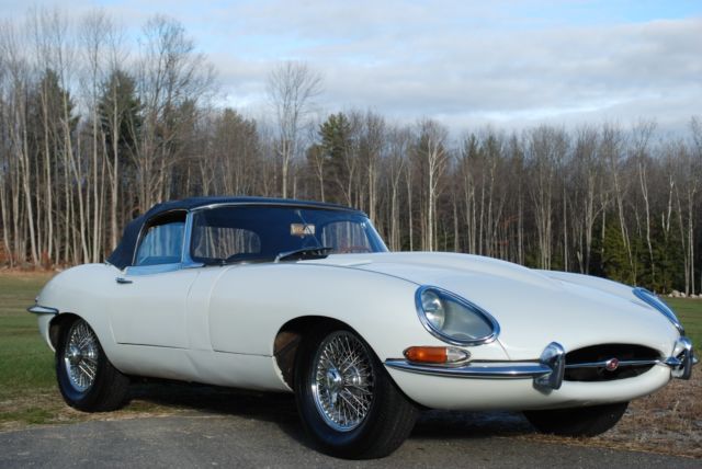 1967 White Jaguar E-Type