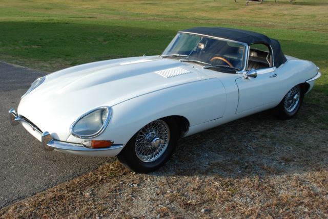 1967 White Jaguar E-Type