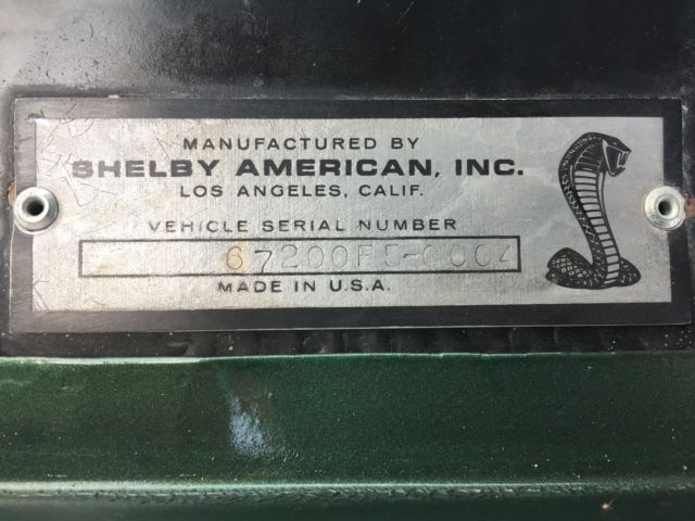 1967 Green Ford Mustang Fastback