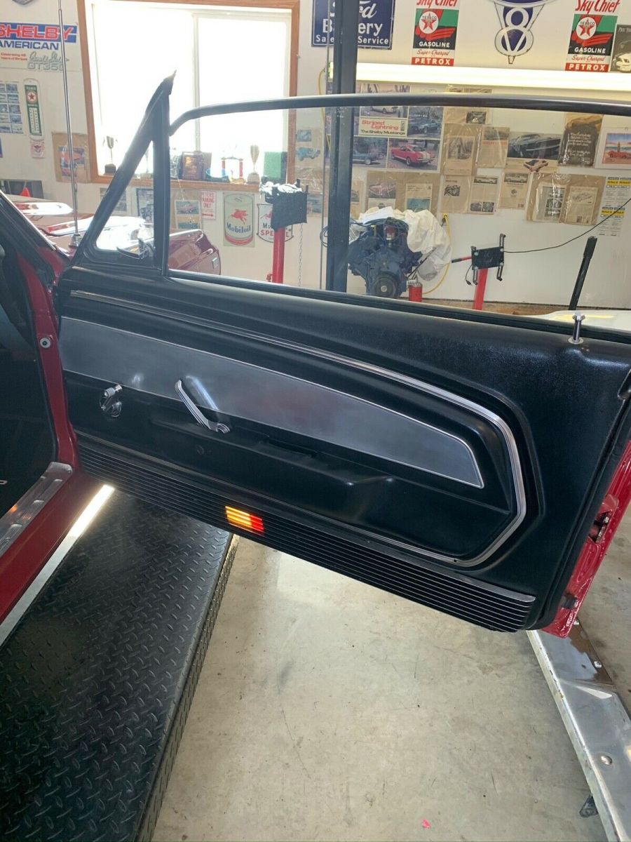 1967 Red Ford Mustang Fastback