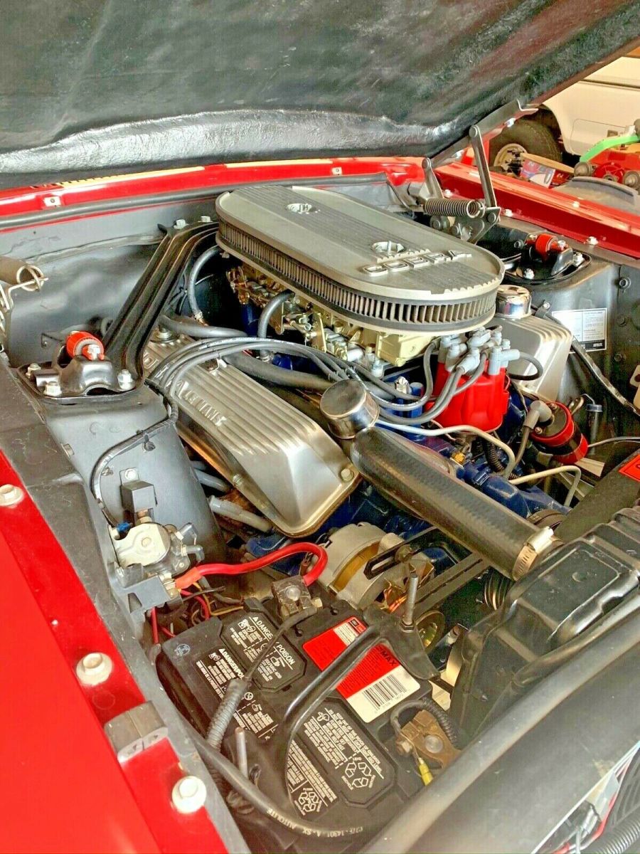 1967 Red Ford Mustang Fastback