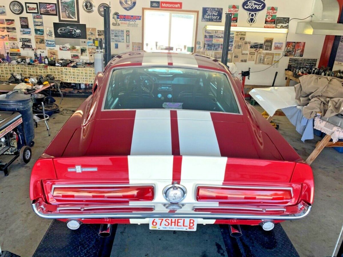 1967 Red Ford Mustang Fastback