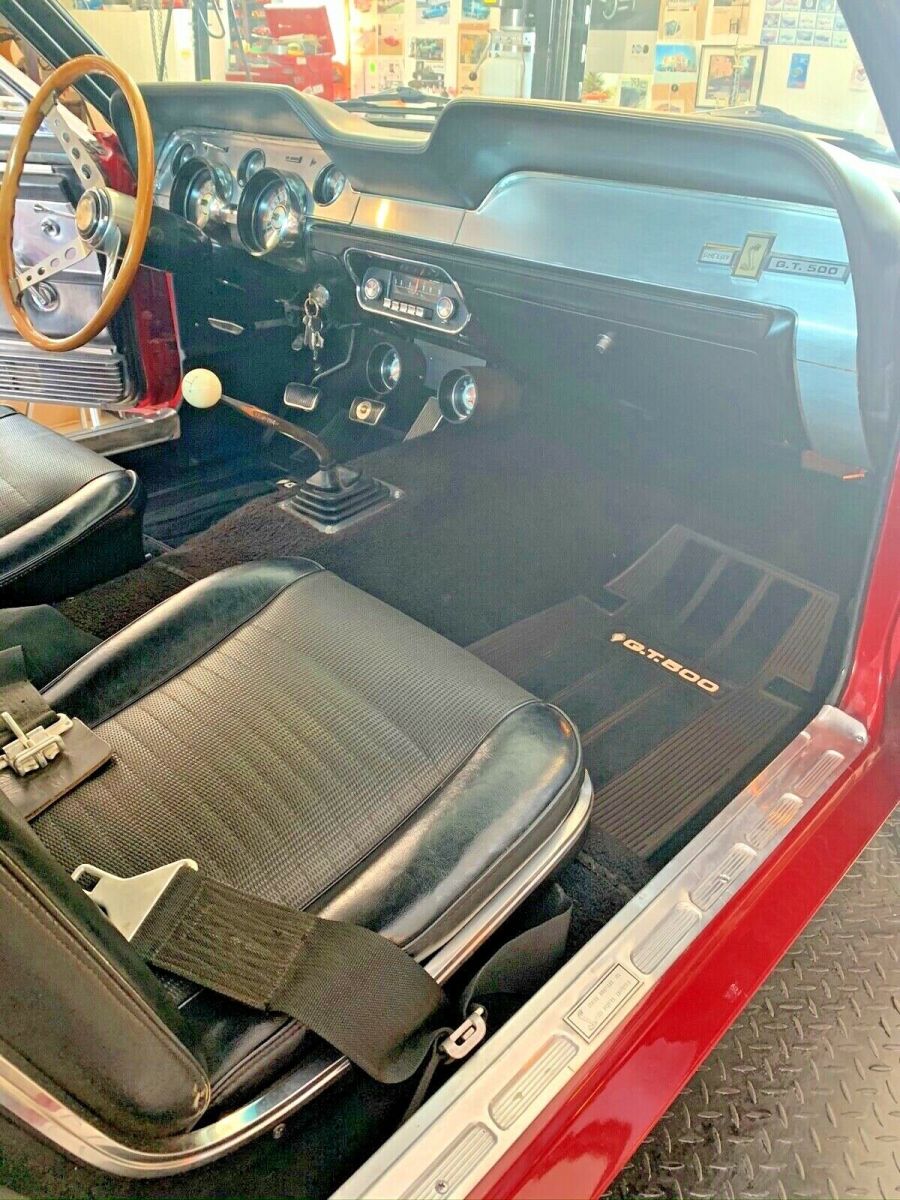 1967 Red Ford Mustang Fastback