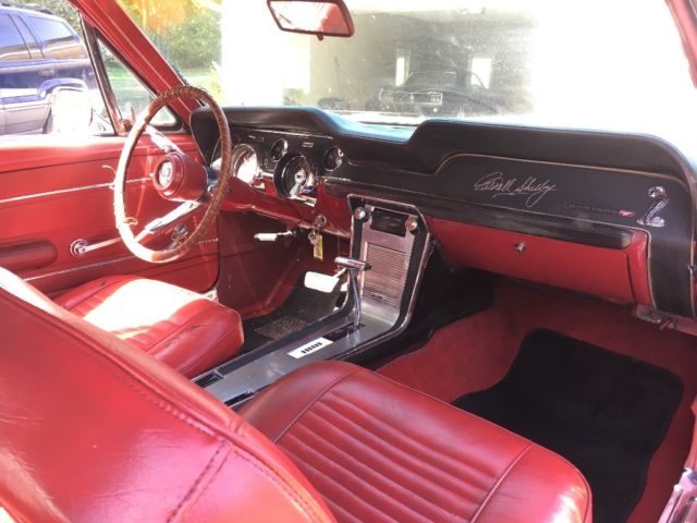 1967 Red Ford Mustang Coupe