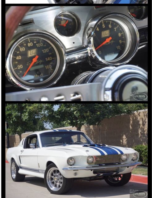 1967 White Ford Mustang Coupe
