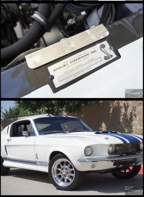 1967 White Ford Mustang Coupe