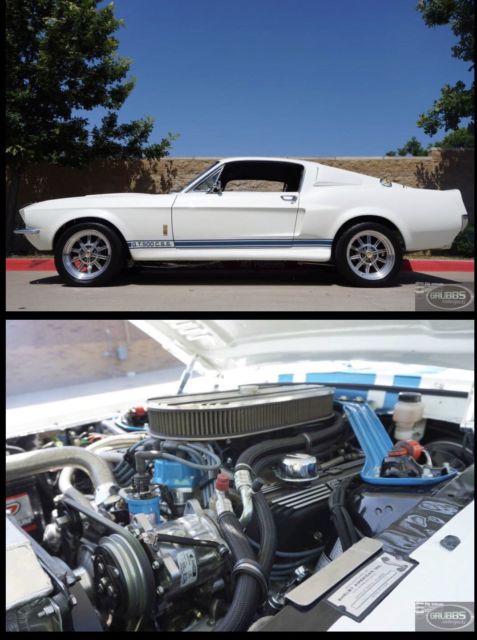 1967 White Ford Mustang Coupe