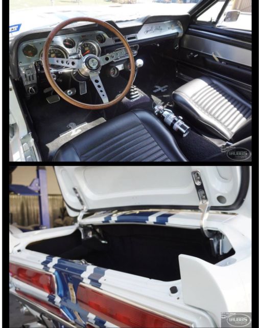 1967 White Ford Mustang Coupe
