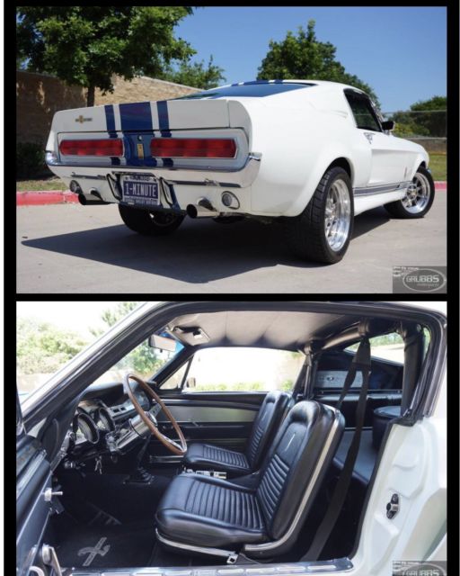 1967 White Ford Mustang Coupe
