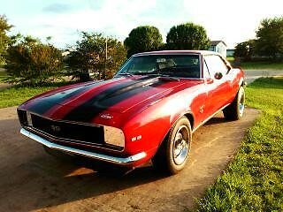 1967 red Chevrolet Camaro Coupe