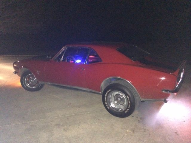 1967 red Chevrolet Camaro Coupe